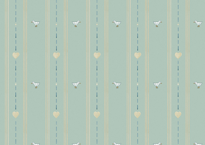 Puddle Down, Duck Stripe Egg - Roman Blind - Image 7